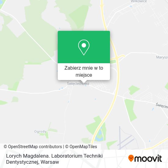 Mapa Lorych Magdalena. Laboratorium Techniki Dentystycznej