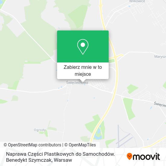 Mapa Naprawa Części Plastikowych do Samochodów. Benedykt Szymczak