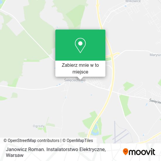 Mapa Janowicz Roman. Instalatorstwo Elektryczne