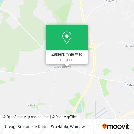 Mapa Usługi Brukarskie Karina Smektała