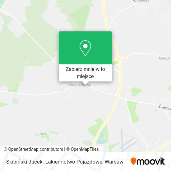 Mapa Skibiński Jacek. Lakiernictwo Pojazdowe