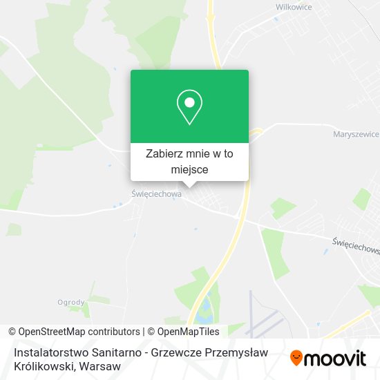 Mapa Instalatorstwo Sanitarno - Grzewcze Przemysław Królikowski