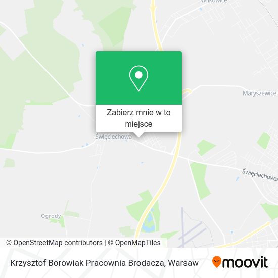 Mapa Krzysztof Borowiak Pracownia Brodacza