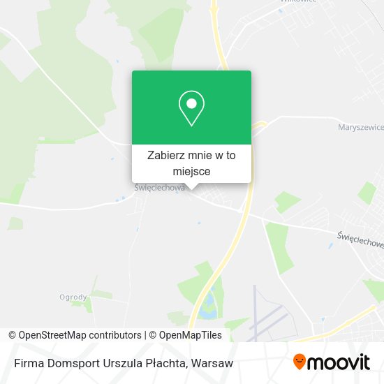 Mapa Firma Domsport Urszula Płachta