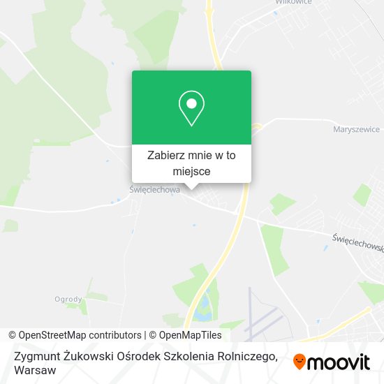 Mapa Zygmunt Żukowski Ośrodek Szkolenia Rolniczego