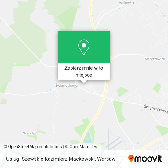 Mapa Uslugi Szewskie Kazimierz Mackowski