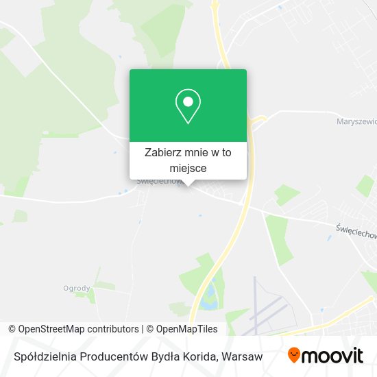 Mapa Spółdzielnia Producentów Bydła Korida