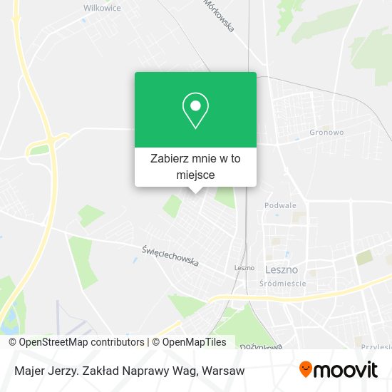 Mapa Majer Jerzy. Zakład Naprawy Wag