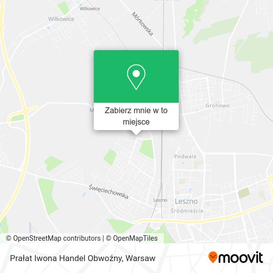 Mapa Prałat Iwona Handel Obwoźny