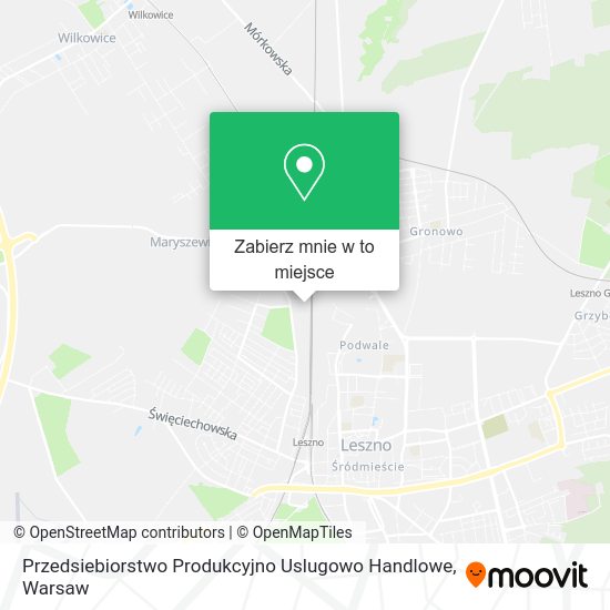 Mapa Przedsiebiorstwo Produkcyjno Uslugowo Handlowe