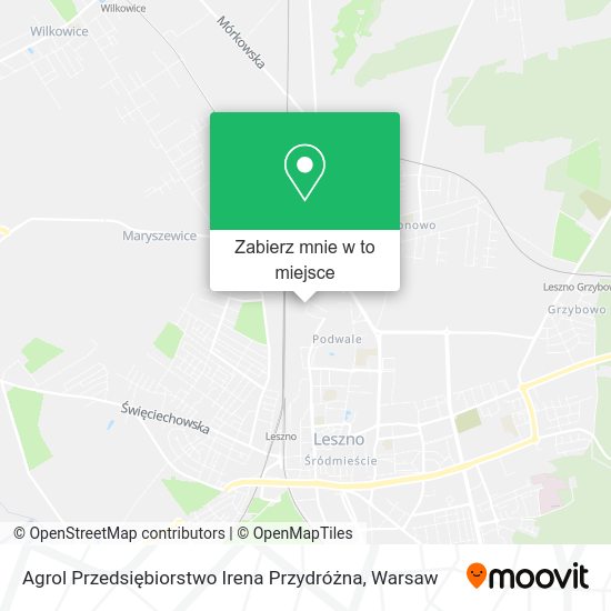 Mapa Agrol Przedsiębiorstwo Irena Przydróżna