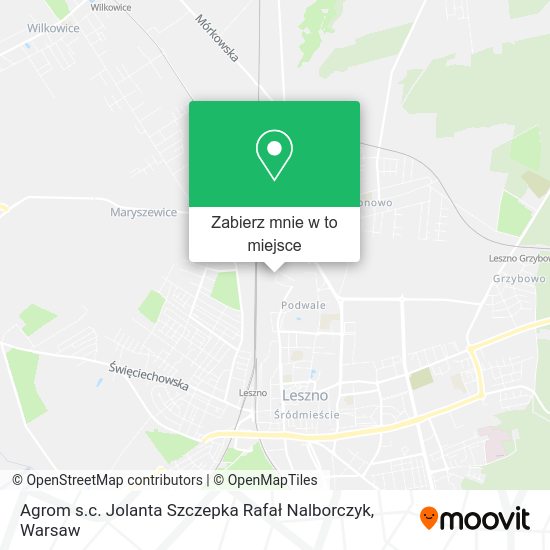 Mapa Agrom s.c. Jolanta Szczepka Rafał Nalborczyk