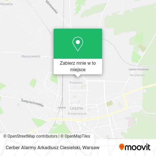 Mapa Cerber Alarmy Arkadiusz Ciesielski