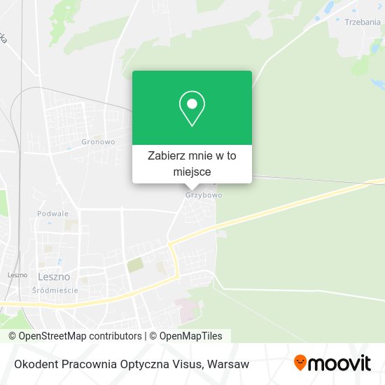 Mapa Okodent Pracownia Optyczna Visus