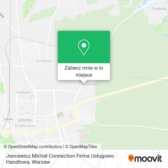 Mapa Jancewicz Michał Connection Firma Usługowo Handlowa