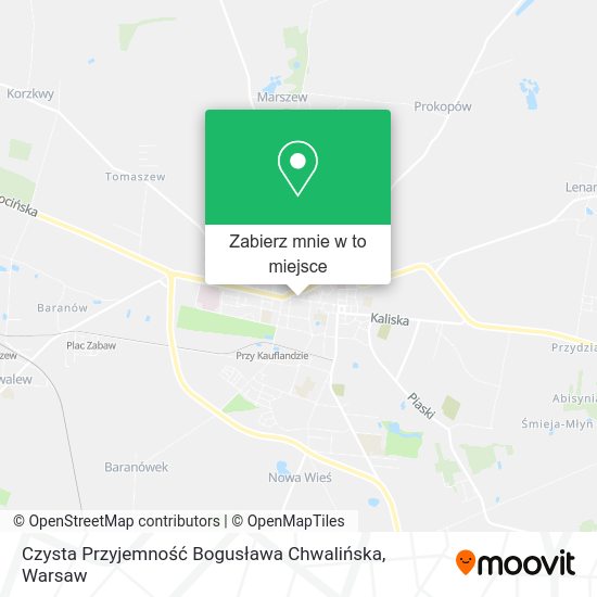 Mapa Czysta Przyjemność Bogusława Chwalińska