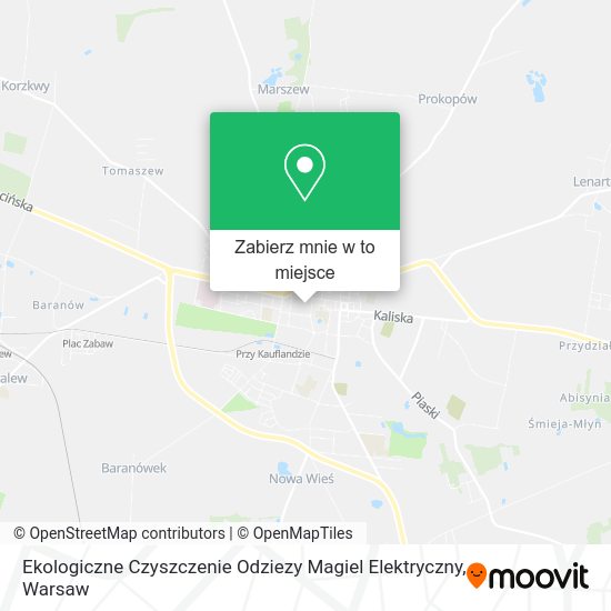 Mapa Ekologiczne Czyszczenie Odziezy Magiel Elektryczny