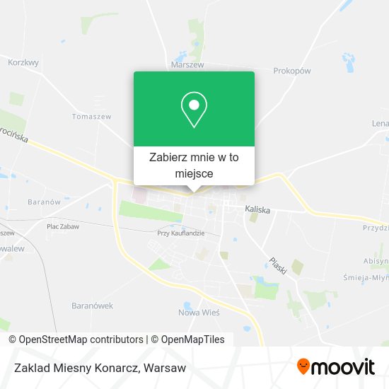 Mapa Zaklad Miesny Konarcz