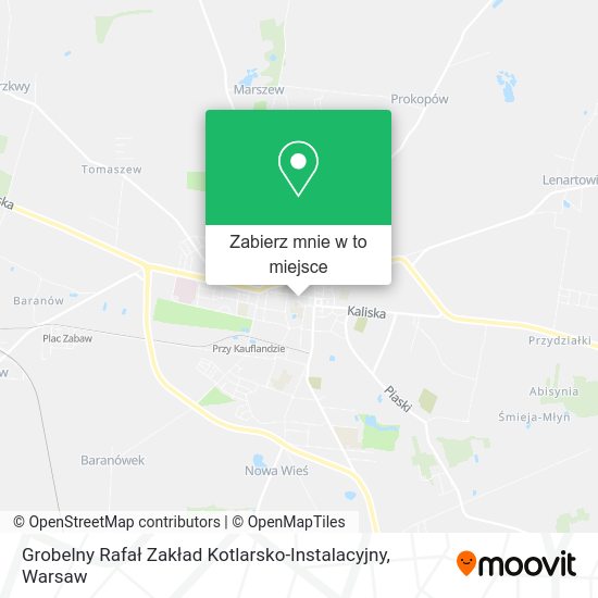 Mapa Grobelny Rafał Zakład Kotlarsko-Instalacyjny