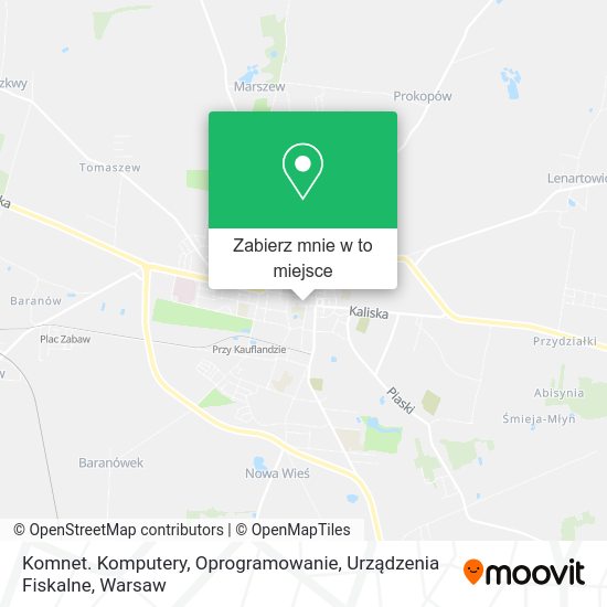 Mapa Komnet. Komputery, Oprogramowanie, Urządzenia Fiskalne