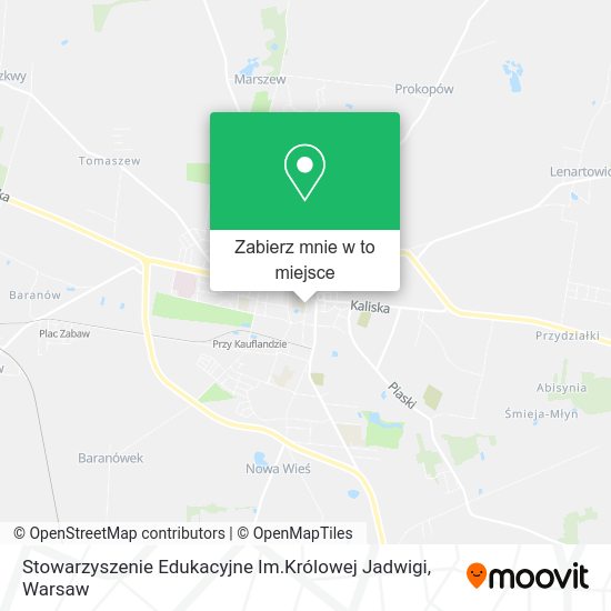 Mapa Stowarzyszenie Edukacyjne Im.Królowej Jadwigi