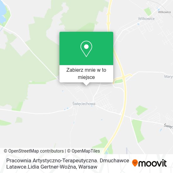 Mapa Pracownia Artystyczno-Terapeutyczna. Dmuchawce Latawce.Lidia Gertner-Woźna