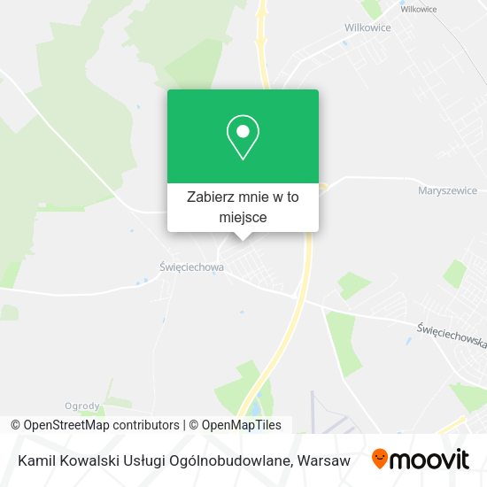 Mapa Kamil Kowalski Usługi Ogólnobudowlane