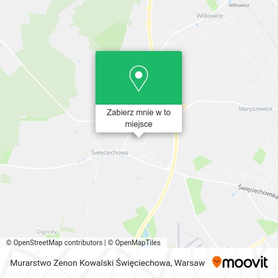 Mapa Murarstwo Zenon Kowalski Święciechowa