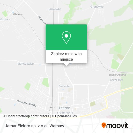 Mapa Jamar Elektro sp. z o.o.