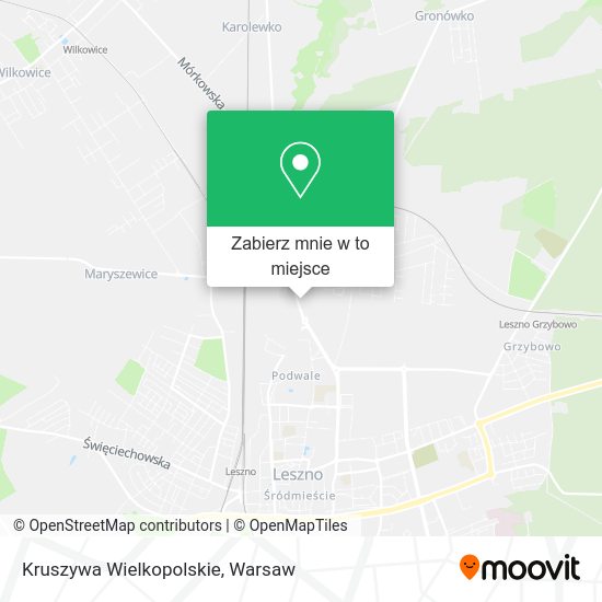 Mapa Kruszywa Wielkopolskie