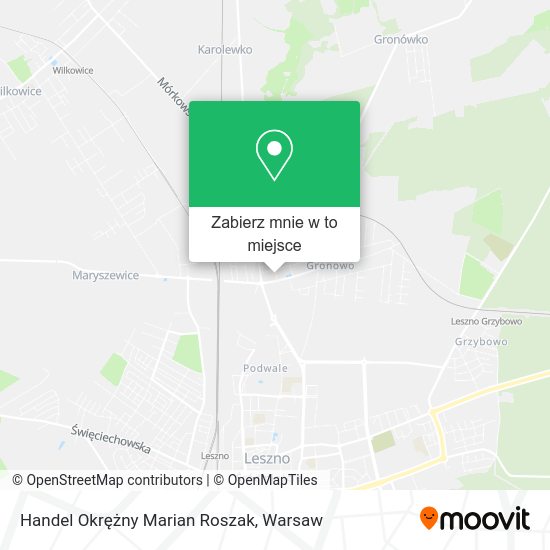 Mapa Handel Okrężny Marian Roszak