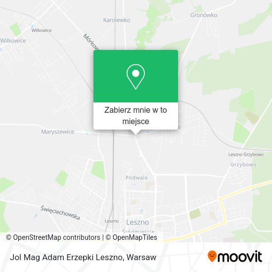 Mapa Jol Mag Adam Erzepki Leszno