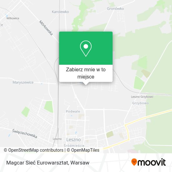 Mapa Magcar Sieć Eurowarsztat