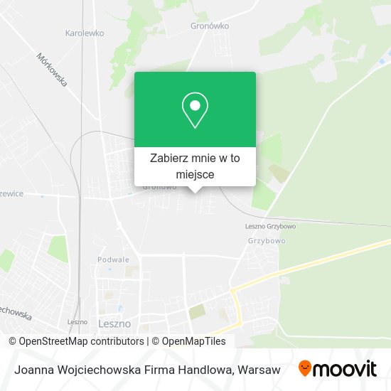 Mapa Joanna Wojciechowska Firma Handlowa