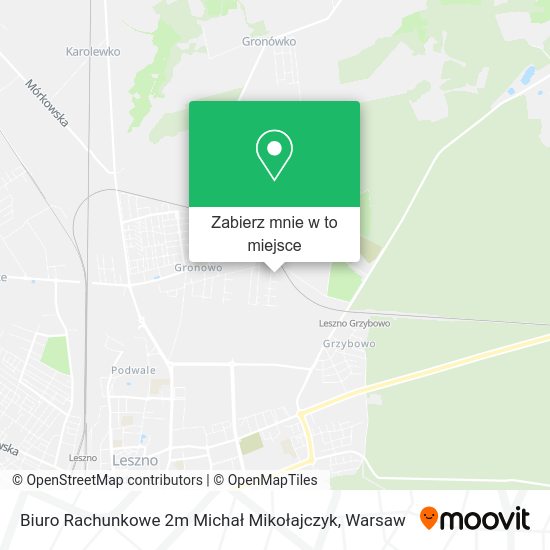 Mapa Biuro Rachunkowe 2m Michał Mikołajczyk