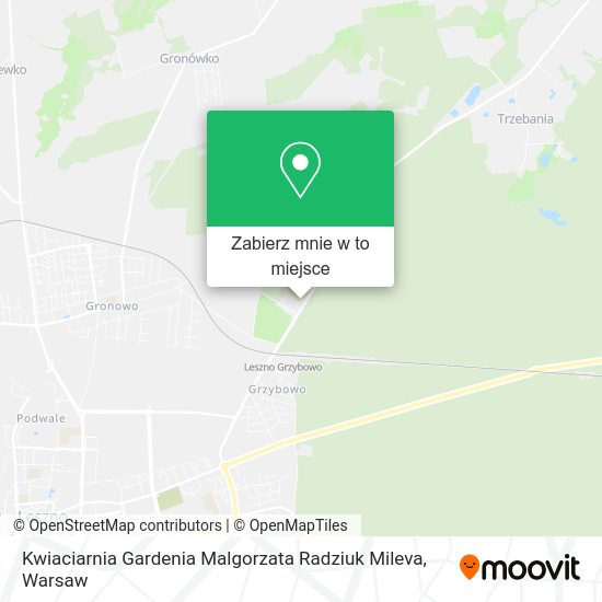 Mapa Kwiaciarnia Gardenia Malgorzata Radziuk Mileva