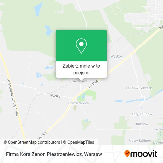 Mapa Firma Kors Zenon Piestrzeniewicz