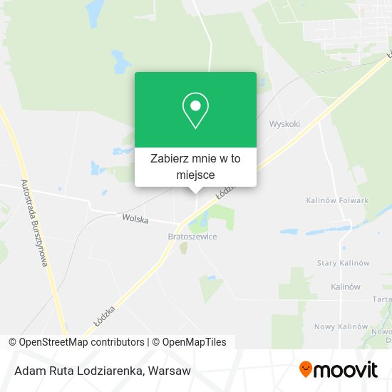 Mapa Adam Ruta Lodziarenka