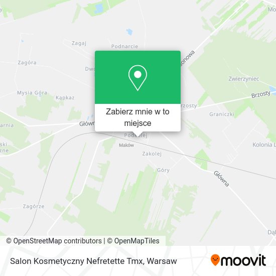 Mapa Salon Kosmetyczny Nefretette Tmx