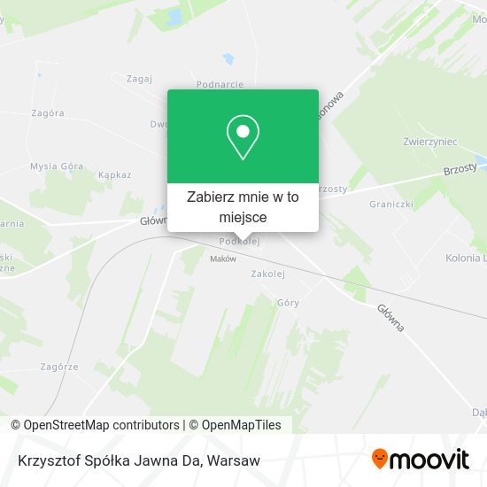 Mapa Krzysztof Spółka Jawna Da