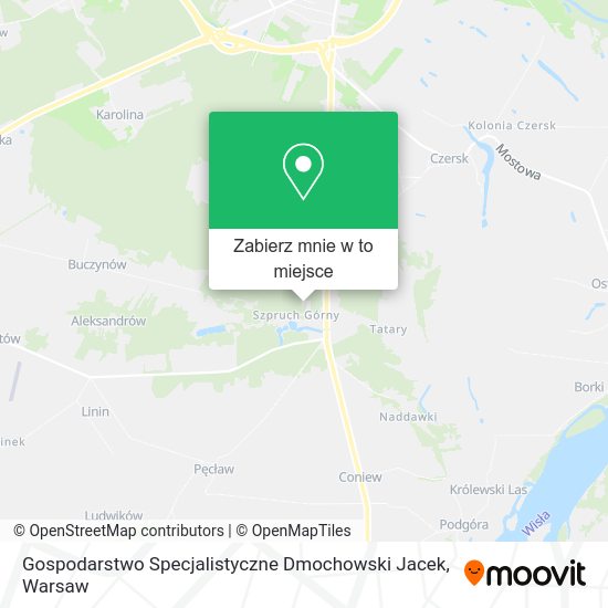 Mapa Gospodarstwo Specjalistyczne Dmochowski Jacek