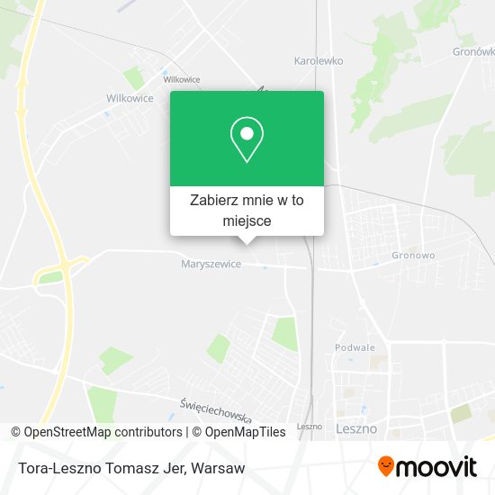 Mapa Tora-Leszno Tomasz Jer