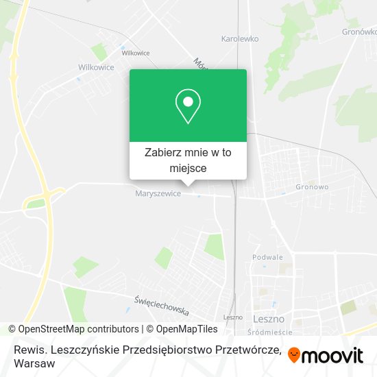 Mapa Rewis. Leszczyńskie Przedsiębiorstwo Przetwórcze