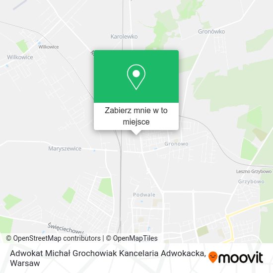 Mapa Adwokat Michał Grochowiak Kancelaria Adwokacka