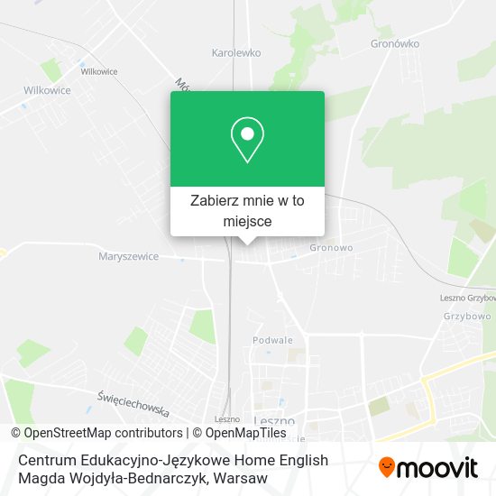 Mapa Centrum Edukacyjno-Językowe Home English Magda Wojdyła-Bednarczyk