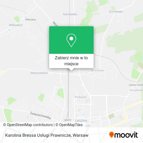 Mapa Karolina Bressa Usługi Prawnicze