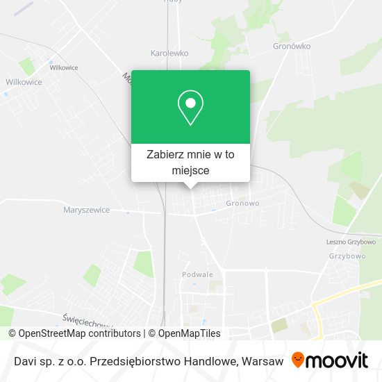 Mapa Davi sp. z o.o. Przedsiębiorstwo Handlowe