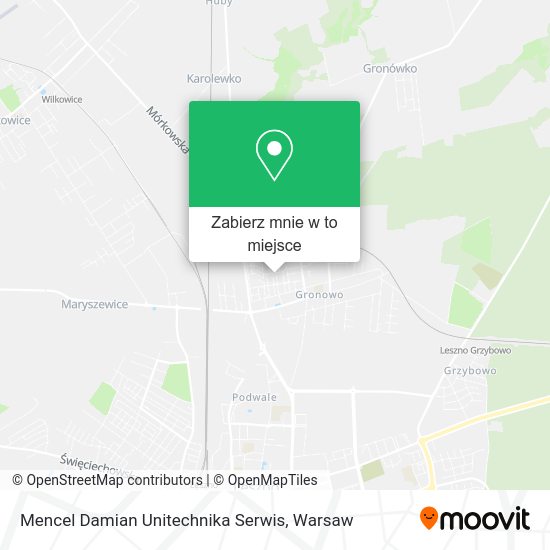 Mapa Mencel Damian Unitechnika Serwis