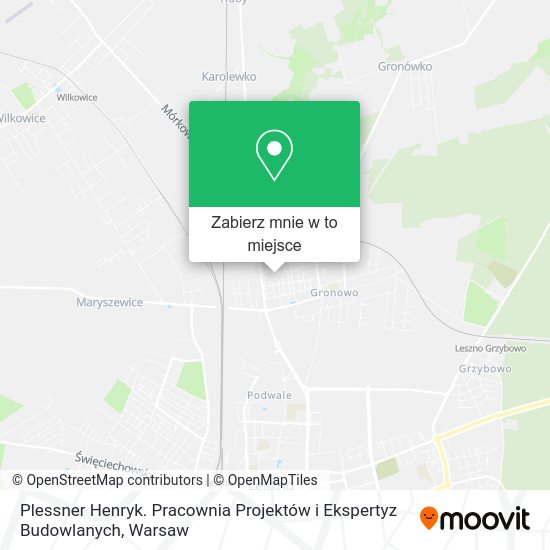 Mapa Plessner Henryk. Pracownia Projektów i Ekspertyz Budowlanych