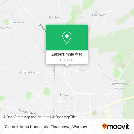 Mapa Ziemek Anna Kancelaria Finansowa